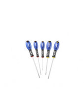 Charger l'image dans la galerie, Jeu de 5 Tournevis Expert Plat et Cruciforme Professionnels - Précision et Durabilité