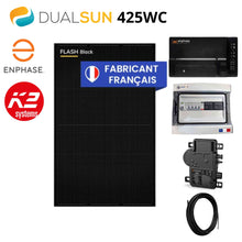 Charger l'image dans la galerie, kit-solaire-photovoltaique-dualsun-425-enphase-3kw-iq8-ac-auto-consommation