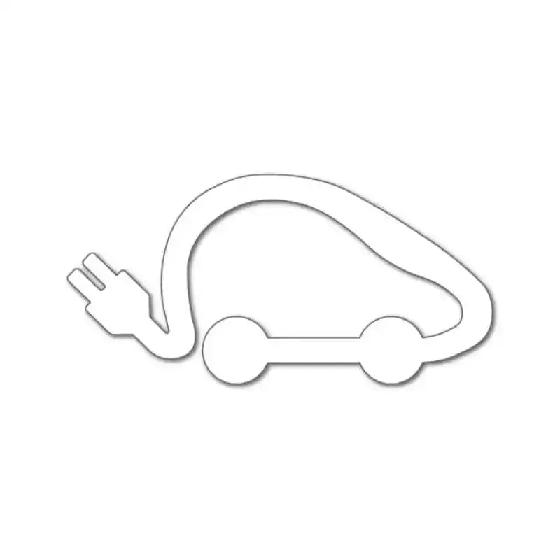 Sigle Voiture Électrique Thermocollant