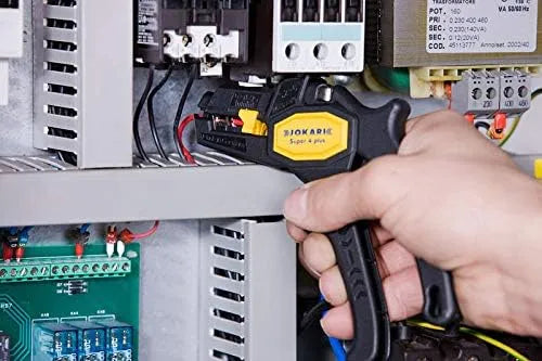 Pince à Dénuder Automatique Jokari T20050 – Super 4 Plus, 0,2 à 6 mm², Coupe-Fil Intégré