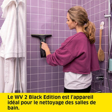 Charger l&#39;image dans la galerie, Kärcher WV 2 Black Edition – Nettoyeur de Vitres Sans Fil, 35 min d’Autonomie, 2 Raclettes
