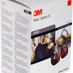 3M Peltor Optime III H540A - H54001, Casque anti bruit, Protection auditive de travail, SNR = 35 dB, Travaux de voirie, Chantiers, Aéroports, Noir, Taille unique