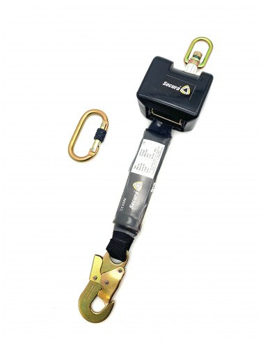 ABSORBEUR D'ENERGIE ANTI-CHUTE : Sécurité Maximale avec Mousqueton