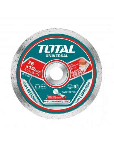DISQUE DIAMANT 76mm HAUTE PERFORMANCE pour MEULEUSE, Coupe Profonde et Durable